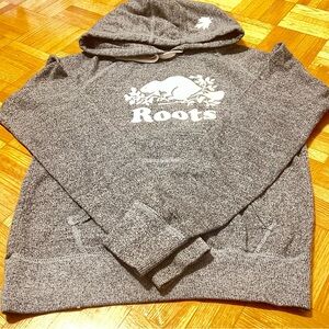 Roots Charcoal Hoodie Sweater for Men